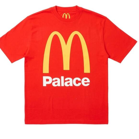 NWT Inside Bag Palace McDonald's Logo Red Tee XL - Picture 2 of 2